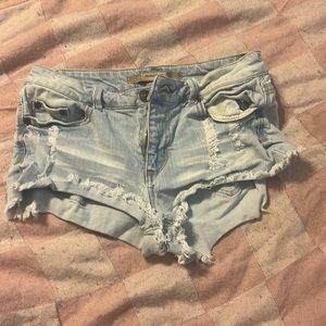Y2K mini Jean shorts